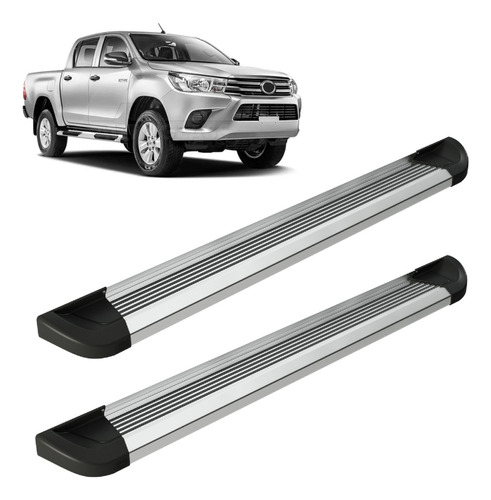 Estribo G2 Cabine Dupla Cromado Hilux 2016 À 2023