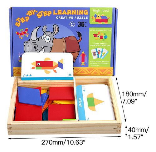 Puzles Geométricos Para Niños W Enlightenment Puzzle Ear 302