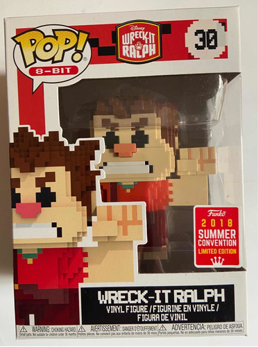 Funko Pop! Ralph El Demoledor 8-bits Summer Convention 2018