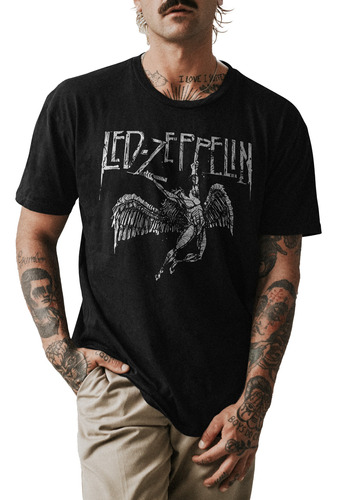 Polo Personalizado Banda De Rock Led Zeppelin 005