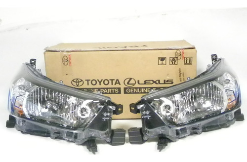Farol Hilux 21 22 23 Foco Duplo Sem Led Logo Original Toyota
