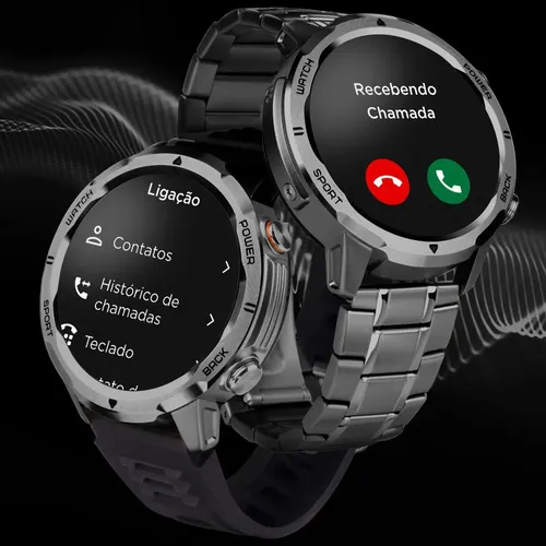 Smartwatch Masculino Technos Connect Troca Pulseira Preto | Frete