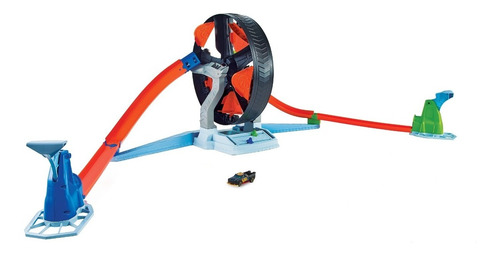 Pista De Juguete Hot Wheels Action Giros Extremos