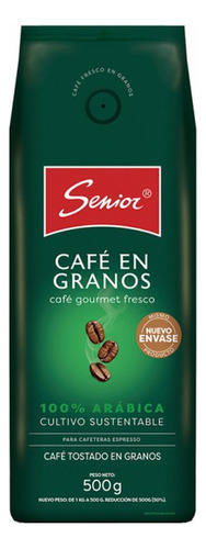 Café En Grano Senior 500grs Para Molinillo Eléctrico/manual