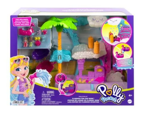Polly Pocket Juego De Auto Lavado Env o gratis