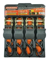 Comprar Juego 4 Eslingas Cinta De Amarre Con Ratchet 1pulgx 15ft 