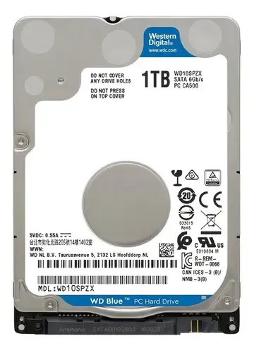 Interno Western Digital Wd10spzx Blue 1tb | Parcelamento sem juros
