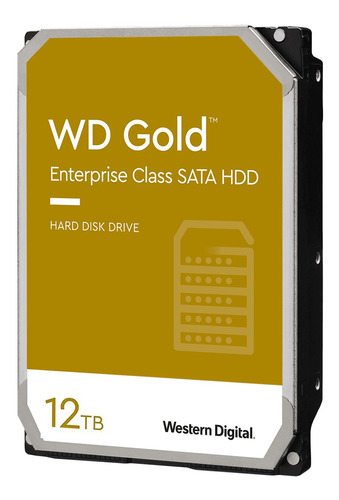 Imagen 1 de 10 de Disco Rigido 12tb Western Digital Gold 12 Tb 3.5 256mb Cache