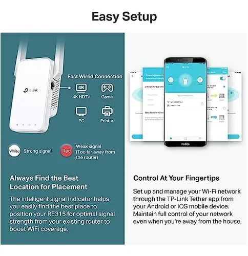 Extensor Wifi Tp-link Con Puerto Ethernet, Amplificador De S
