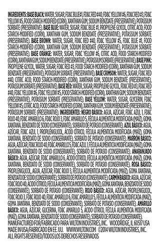 Sistema De Color De Rendimiento De Color Wilton Color, Siste