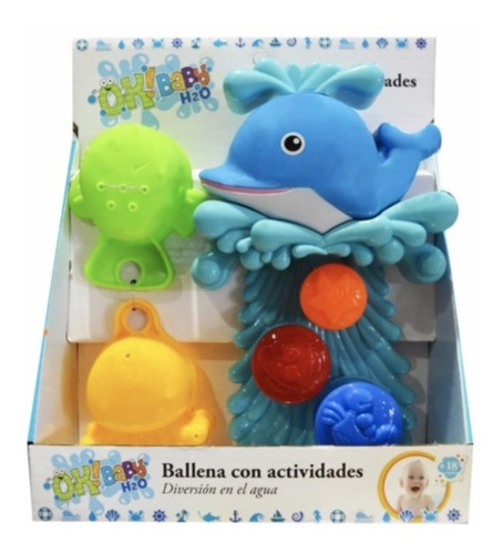 Imagen 1 de 3 de Ballena Con Actividades Diversion En El Agua Ok Baby
