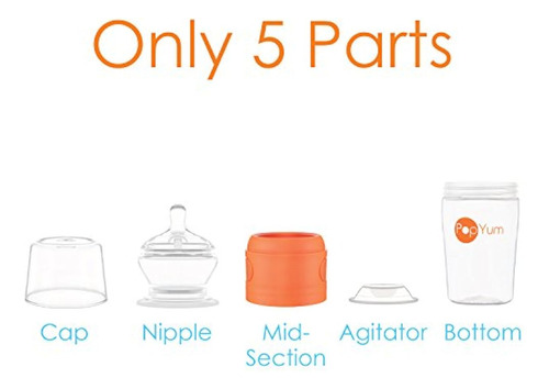 Iniciador Para Hacer Biberones Popyum Orange Formula Formula
