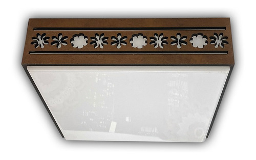 Imagem 9 de 9 de Luminária Plafon Madeira Porto Belo Ddek Bmsd 50 Cm