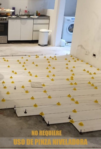 Imagen 4 de 7 de Tornillos Niveladores 1mm Porcelanato 250u + 160 Tuercas