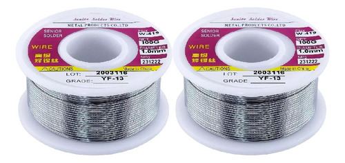 Rollo De Soldadura 100 Grs Aleación 60/40 Estaño/plomo 1 Mm