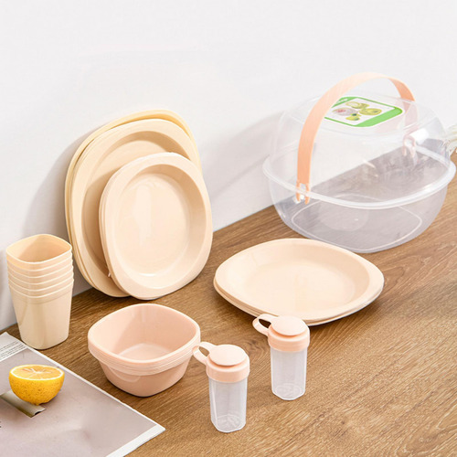 Camp Mess Kit Plato Ligero Y Duradero Para Playa Barbacoa