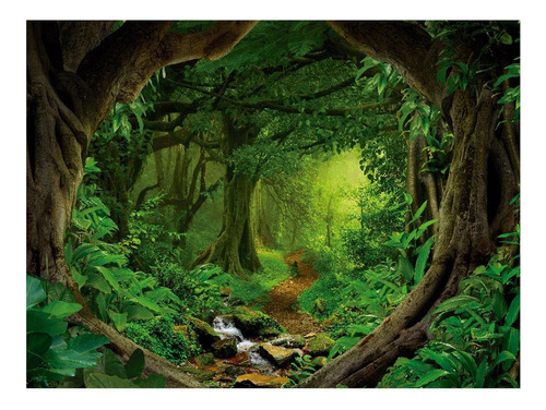 Fundo Fotográfico Cenário Floresta Em Tecido 2,20m X1,50m