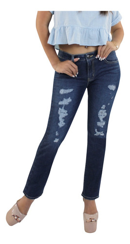 Jeans Sixoneight De Mezclilla Para Mujer. Slim Fit 618601