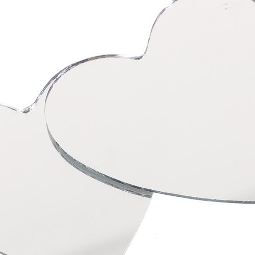 Espejo De Cristal Con Forma De Corazón, 20 Unidades, Para Ma