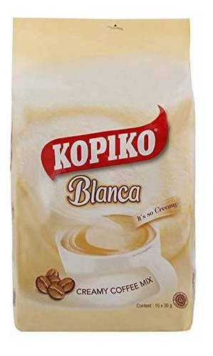 Café Instantáneo Kopiko Blanca 3 En 1 (10 Sobres X 30g)