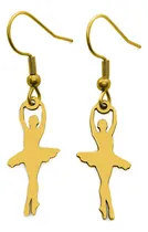 Comprar Aros Bailarina Ballet Clásico Danza Oro 18k Oro 18k Y Plata 925
