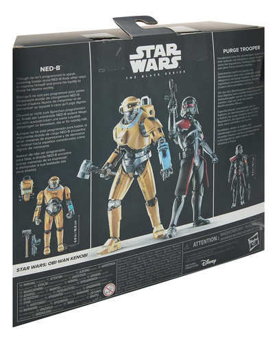 Star Wars Obi Wan Ned-b Y Purge Trooper Grafito Black Hasbro