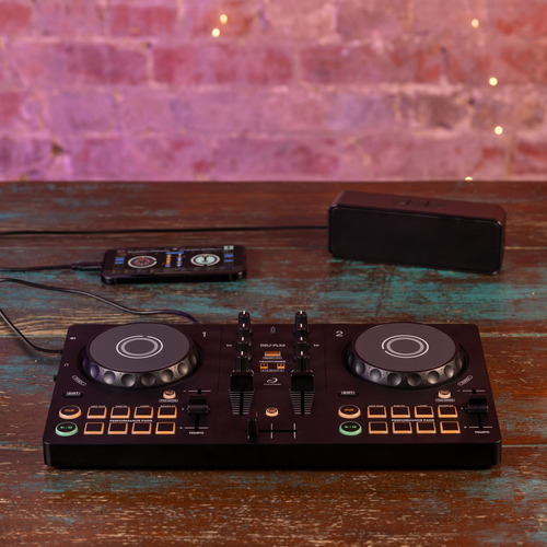 Controlador De Dj Alphatheta Ddj-flx2 Compact De 2 Canales