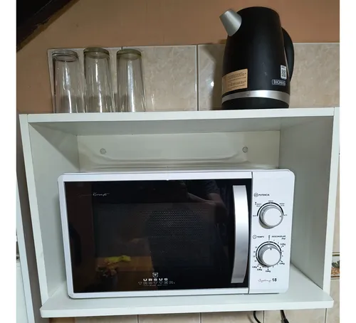Mueble Aéreo Para Microondas Blanco - Muebles Lepuman