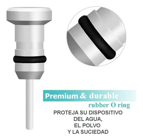 Tapones Antipolvo Protector Celular Tapones Tipo C Metal