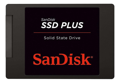 Ssd 480gb Disco Estado Solido Sandisk Plus Sata Laptop Pc Negro