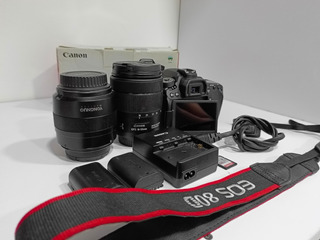 Canon Eos Kit 80d + Lente 18-135mm