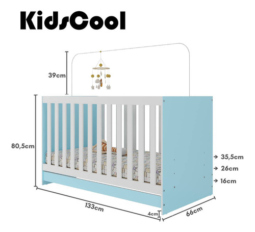Cuna New 3 Funciones - Kidscool