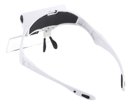 W Lupa Con Diadema Con 5 Lentes Y Luces Led, Ajustable