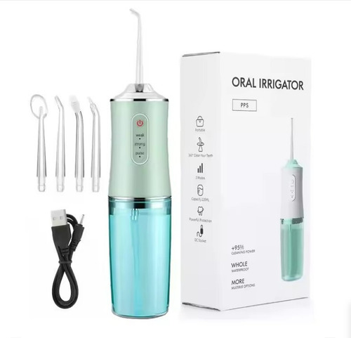 Irrigador Dental Recargable, Ipx6 Ideal Para Viajar, Familia