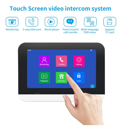 Kit Video Portero Inteligente Ip Db10-ids Tuya Smart Monitor