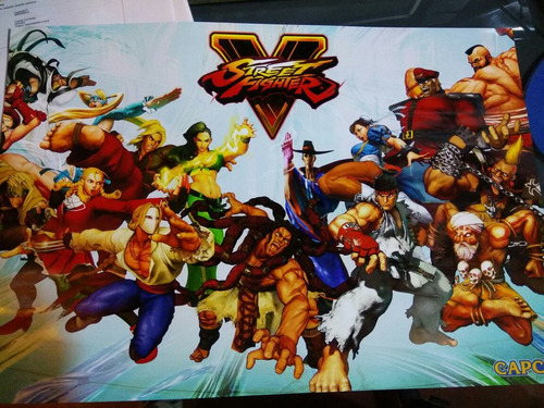 Poster Street Fighter  Alta Resolución Capcom