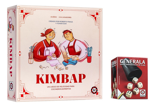 Juegos Kimbap + Generala Ruibal Promo 41 (+ 8 Años)