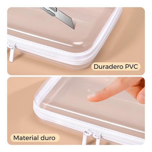 Neceser Aseo Transparente,bolsa Cosméticos Impermeable