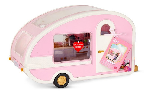Imagen 1 de 7 de Lori Casa De Muñecas Rodante Campervan C/acces Y Luces 37076