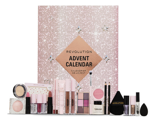 Calendario Adviento Maquillaje 2024 Make Up Revolution 24pz