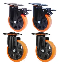 Comprar 4 Rodízio 150mm (2 S\u002Ffreio 2 C\u002Ffreio) Master Roll 1200kg