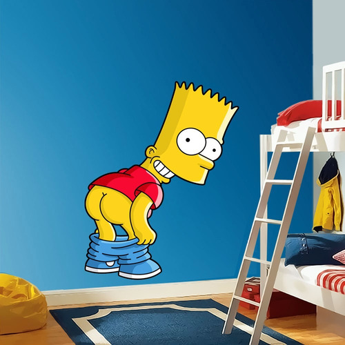 Bart Simpson - Sticker Adhesivo Gigante - Muchos Diseños