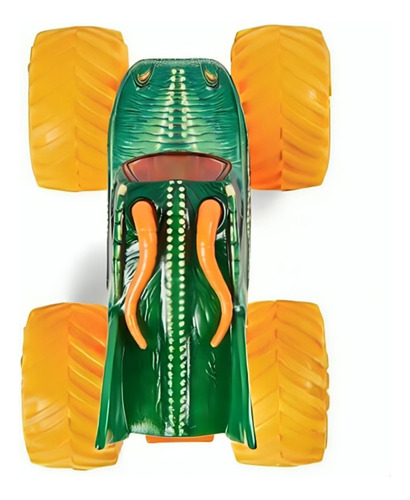 Monster Jam Dragão Verde Com Rodas Laranja 3343 - Sunny