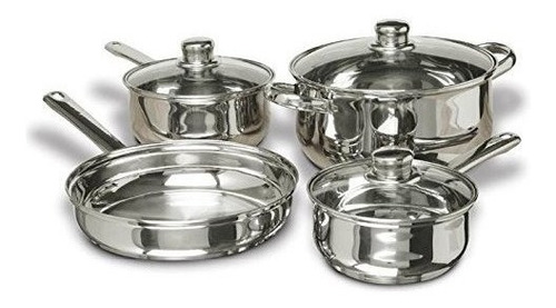 Concord Cookware, Juego De Ollas De Acero Inoxidable Sas1