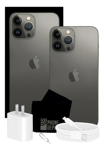 Apple iPhone 13 Pro Max 128 Gb Grafito Con Caja Original + Protector (Reacondicionado)