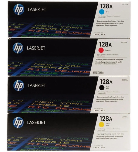 Toners Combo4 Hp320/321/322/323para1415/1525 Garantizados