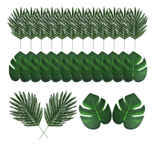 Syhonic 12 Hoja Artificial Tropical Palma Falsa Monstera S