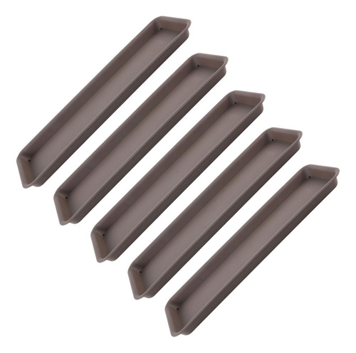 Saucers De Planta De 5 Piezas Plantillas Platillos De Gris