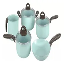 Comprar Juego de utensilios de cocina Ceramic Life Suprema Green Brinox de 5 piezas