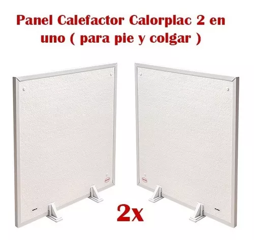 Calefactor 500w Bajo Consumo Calorplac X2 Pie Y Colgante